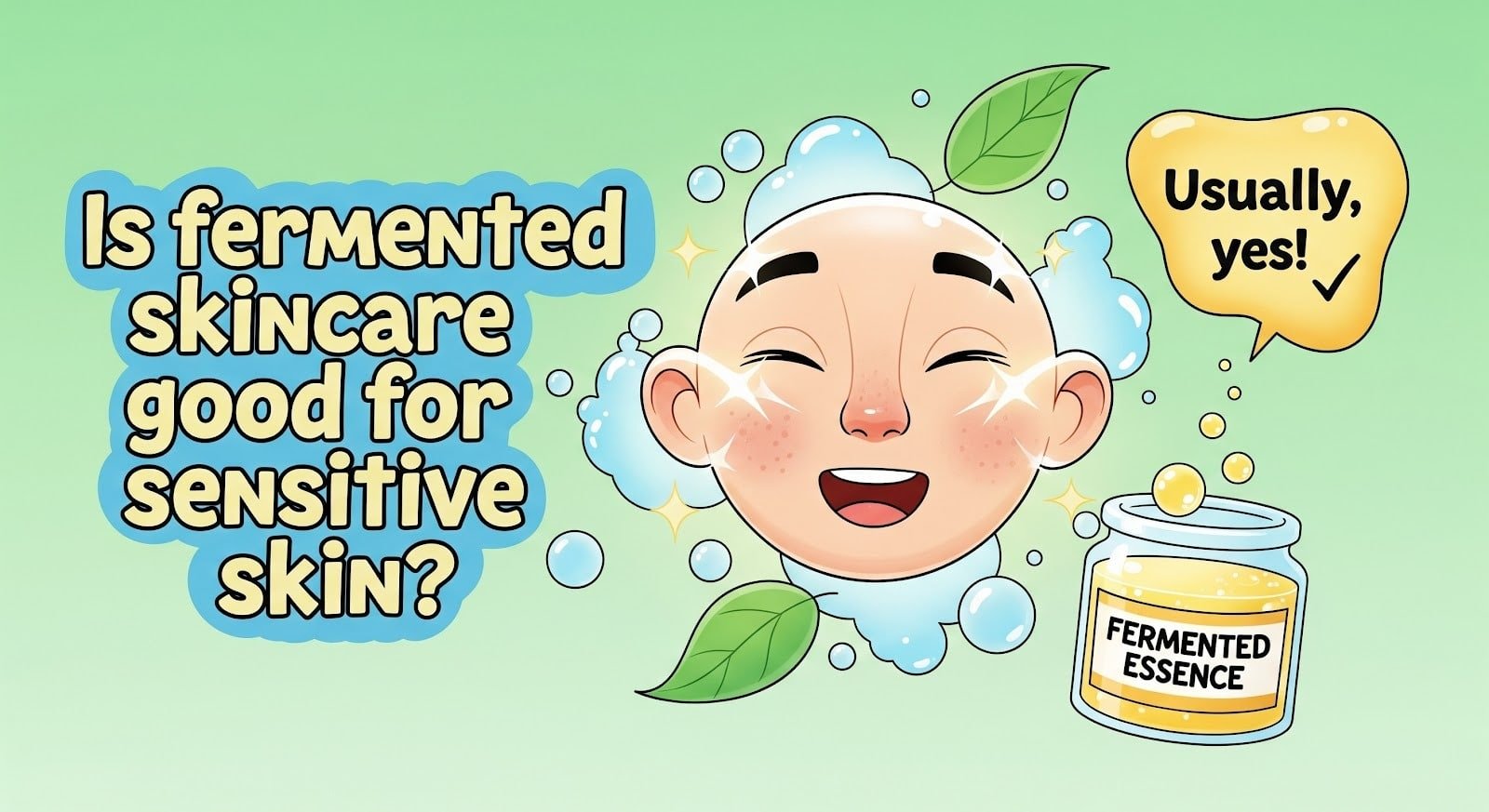 Is fermented skincare good for sensitive skin?